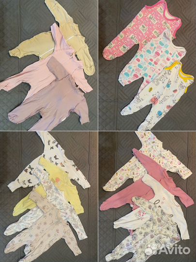 Детские вещи пакетом на девочку 56-62