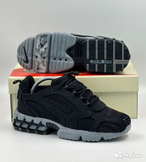 Кросы Nike x Stussy Air Zoom Spiridon Cage 2 Black