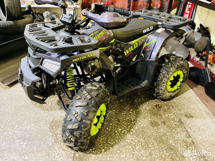 Квадроцикл Motoland wild Basic 125 серый