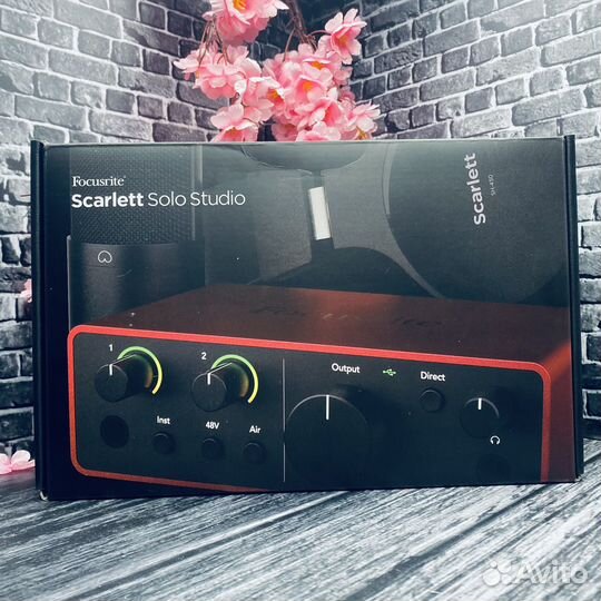 Набор Focusrite scarlett solo 4th gen