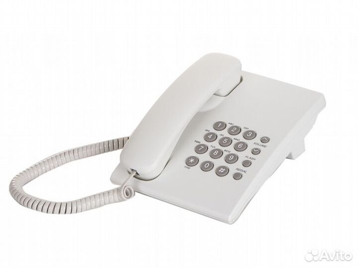 Телефон домашний Panasonic KX-TS2350RUW белый