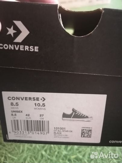Converse chuck taylor all star ox оригинал
