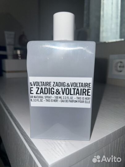 Zadig & voltaire оригинал 100ml