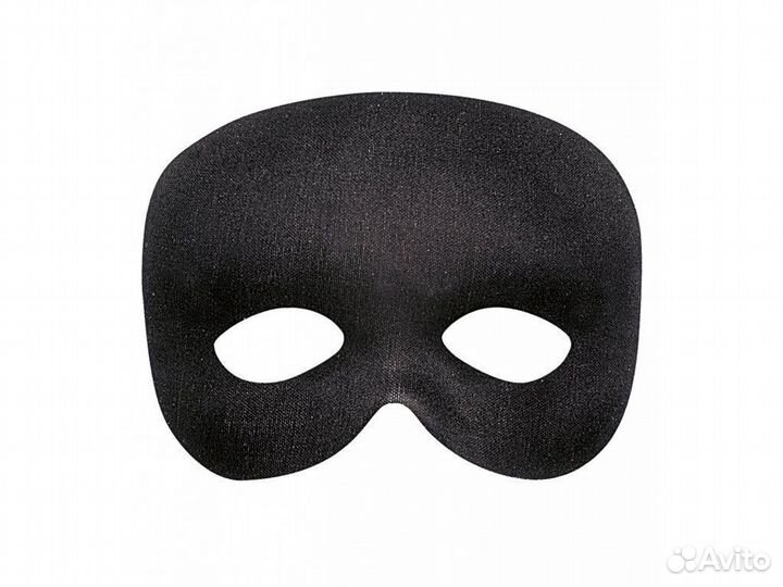 Маска ''Фантом'' Черная 64051 (полумаска) пластико