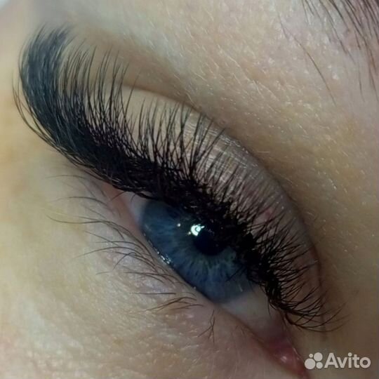 Наращивание ресниц на дому