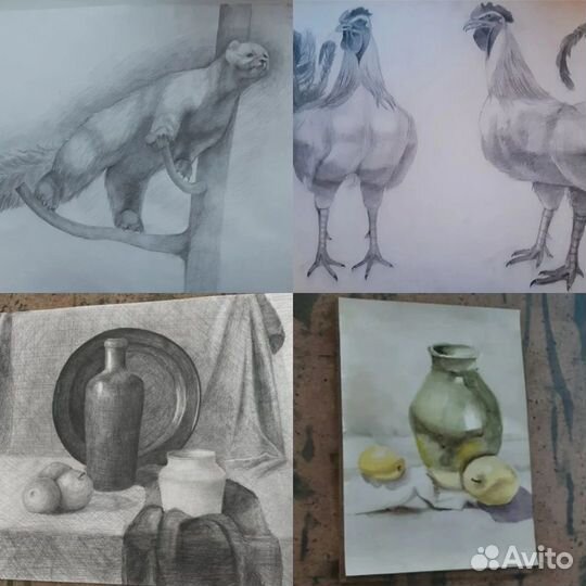 Репетитор по академическому рисунку и живописи