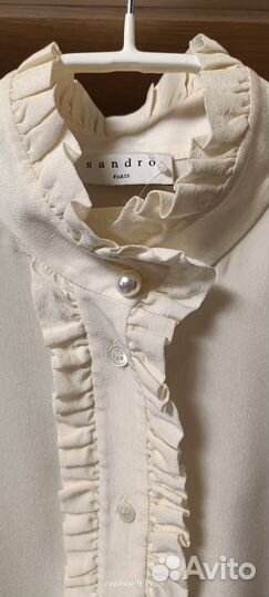 Sandro блуза шелк