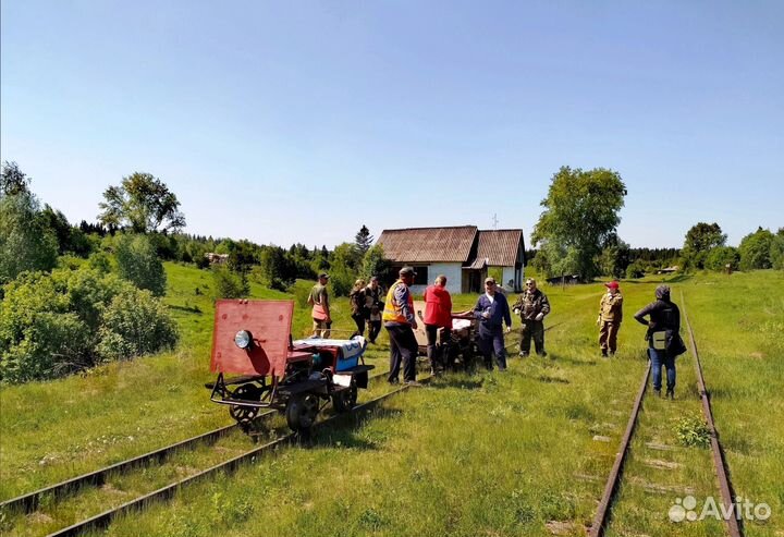 Поездка на мотодрезине