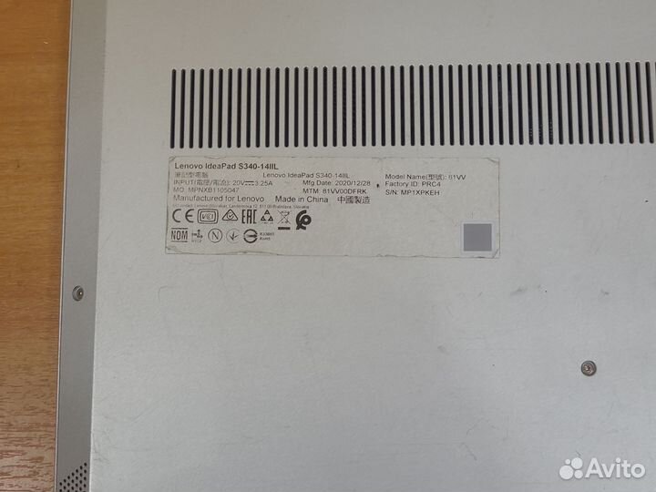 Ноутбук Lenovo IdeaPad S340-14IIL 14