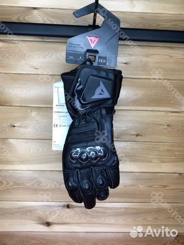 Перчатки длинные, кожа, carbon 3 long gloves, черн