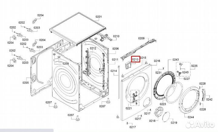 Убл стиральной машины Bosch Logixx 8