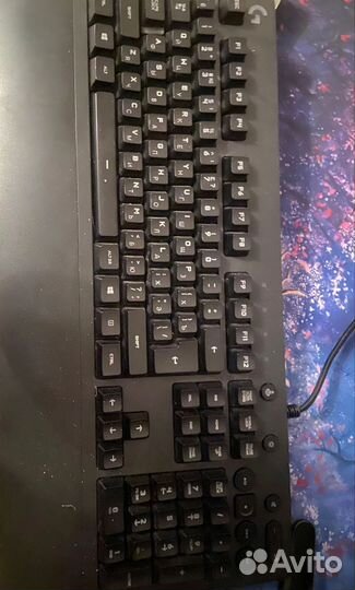 Игровая клавиатура Logitech, Aser монитор