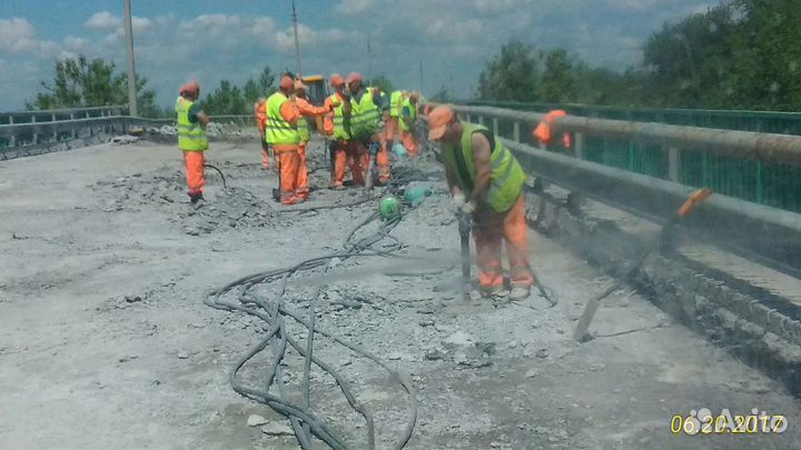 Аренда компрессора с отбойными молотками