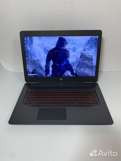 Игровой ноутбук HP omen 17.3 / GTX 1070