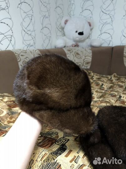 Шапка норковая женская