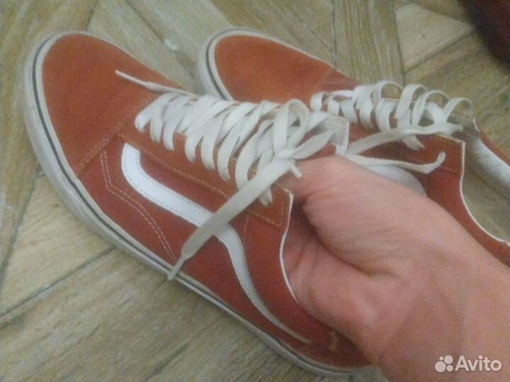 Кеды vans old skool оригинал красные