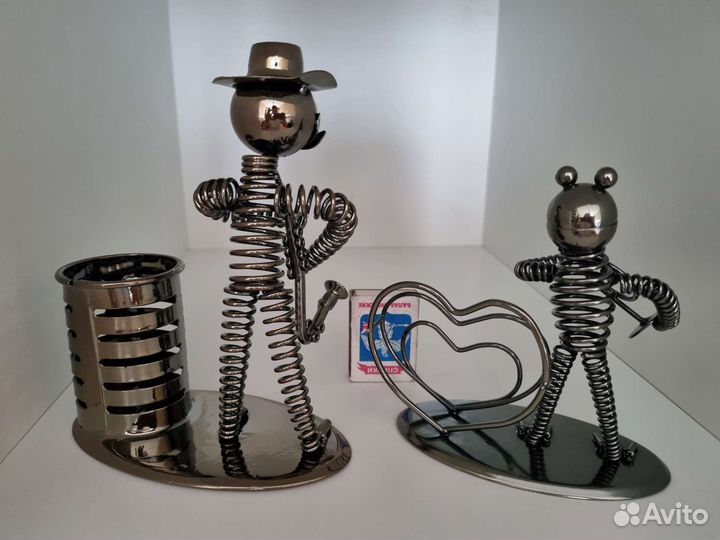 Подставка для карандашей и салфетница