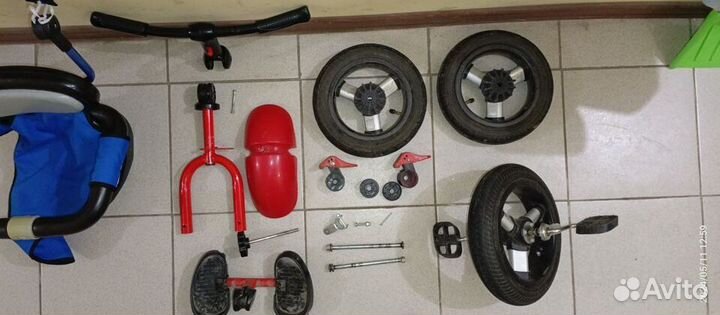 Запчасти на трехколесный детский велосипед