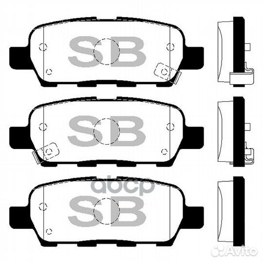 Колодки тормозные nissan/infinity X-trail/qashq