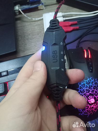 Наушники игровые USB