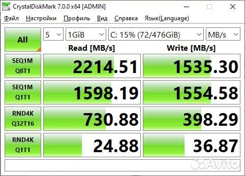 Переходник для M.2 SSD HP Z Turbo Drive 742006-003