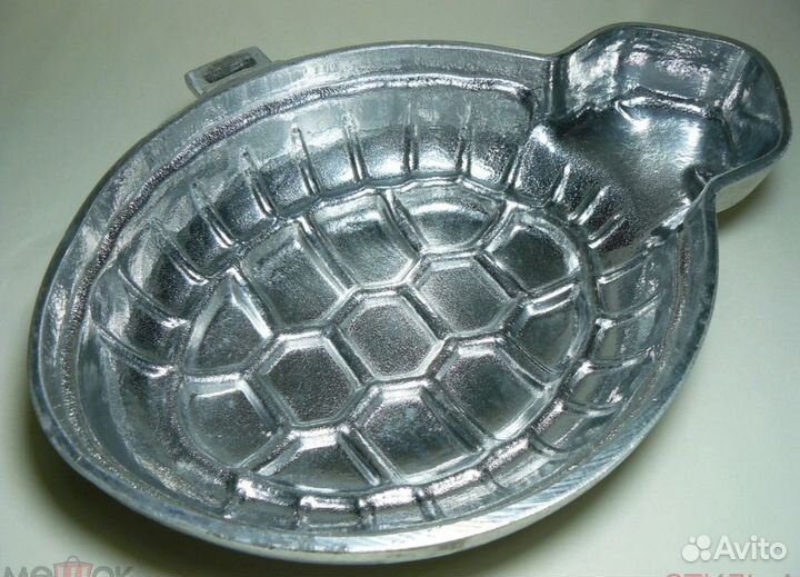 Форма выпечки Черепаха Больш. Формочка Металл СССР