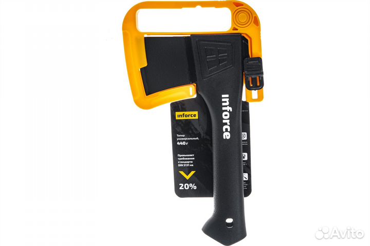 Универсальный топор с точилкой в кофре