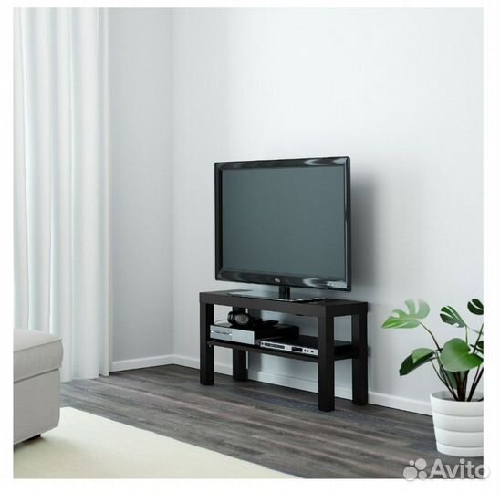 Журнальный столик под тв IKEA lakk новый, черный