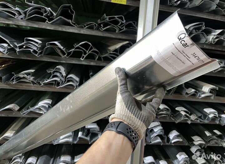 Порог левый Jaguar S-Type 1998-2008 (0,8мм)