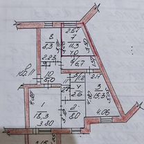 4-к. квартира, 80 м², 1/5 эт.