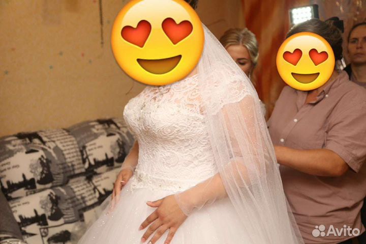 Свадебное платье 58-60