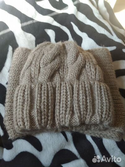 Шапка, снуд, варежки