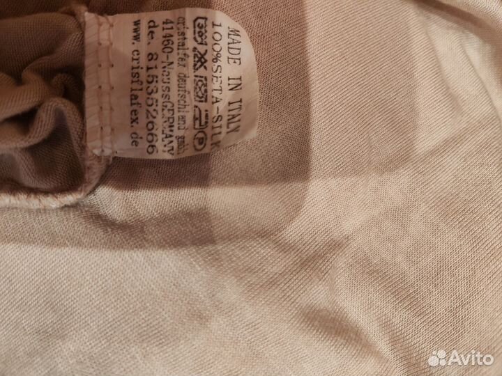 Блузка шелк италия в горошек на трикотажном подкла