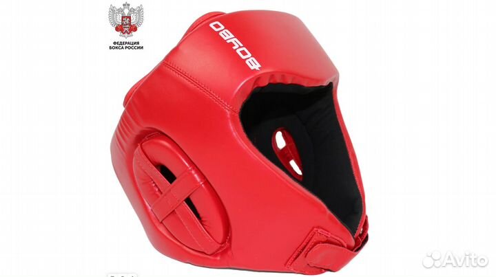 Шлем BoyBo titan, IB-24 (одобрены фбр) красный