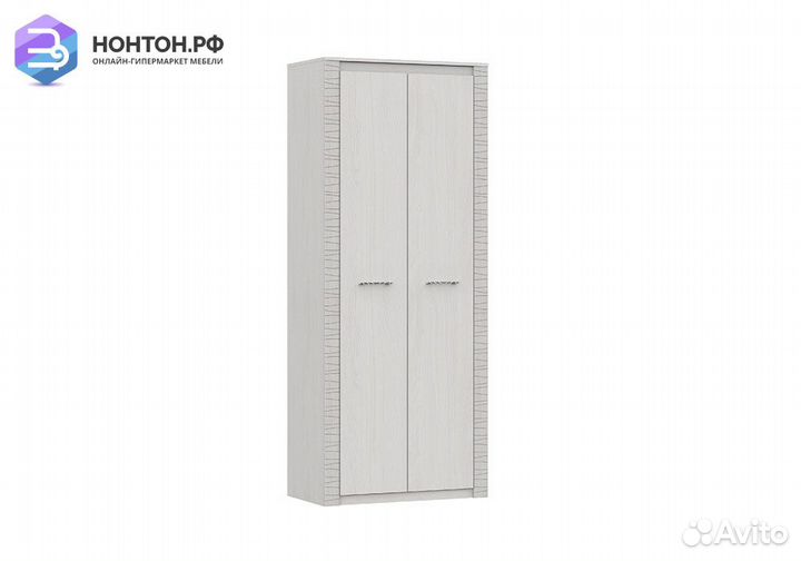 Шкаф Вирджиния 2-х створчатый ясень анкор светлый