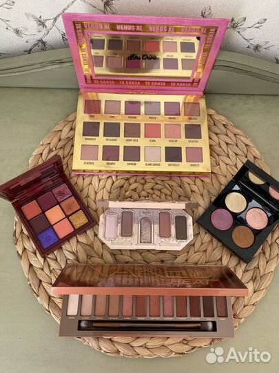 Тени: Lime Crime;Urban Decay; Huda; Pat McGrath