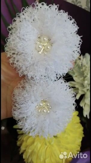 Банты для волос ручной работы