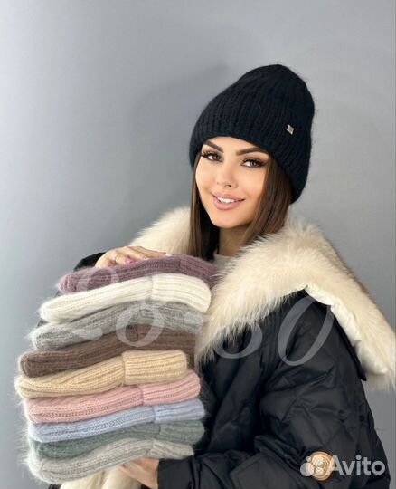 Шапка зимняя женская
