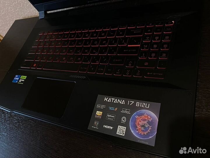 Ноутбук MSI Katana GF76 B12UCR-821XRU