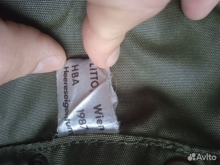 Винтажный рюкзак с разгрузочным поясом