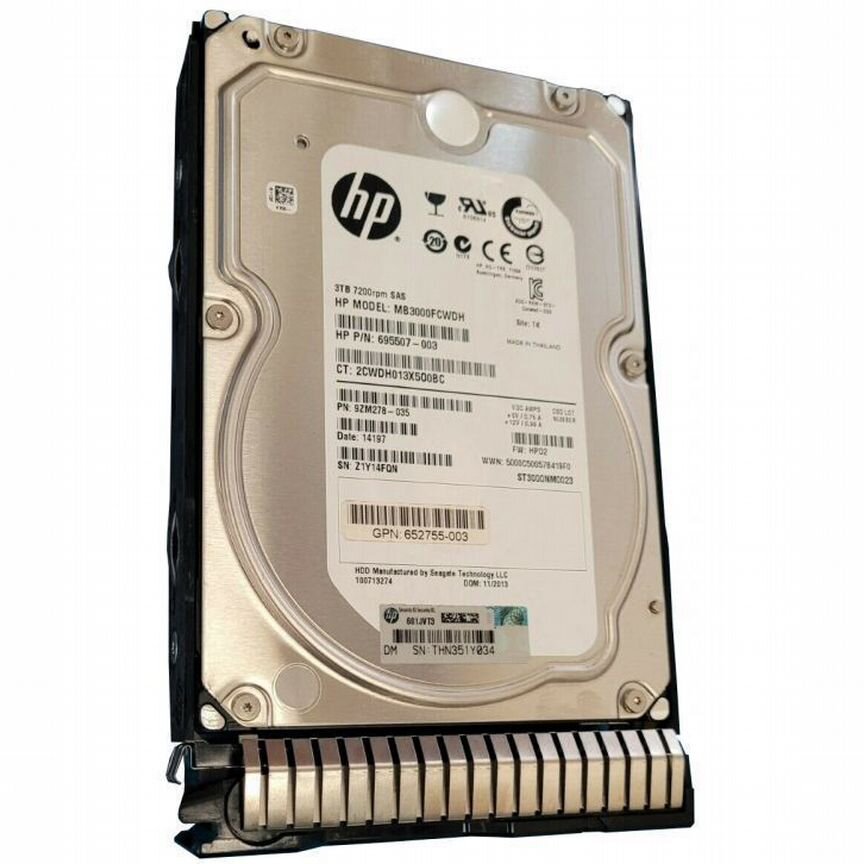 [MB3000FCWDH] Жесткий Диск Hp 3tb Sas 3,5" Hdd Mb3000fcwdh