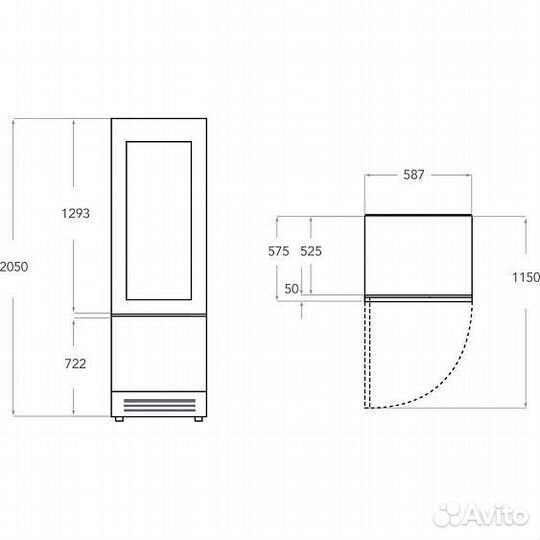 Холодильник kitchenaid kcvwx 20600R