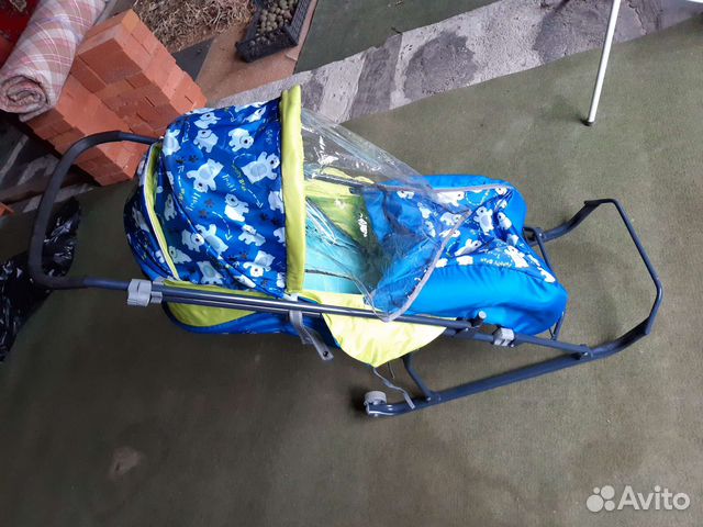 Детские санки коляска