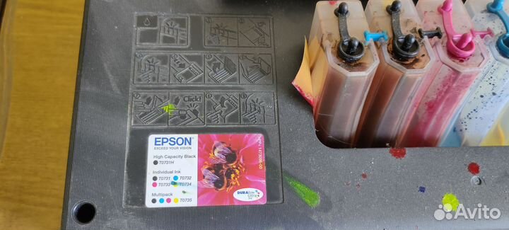 Струйный принтер Epson Stylus C110 (цветной)