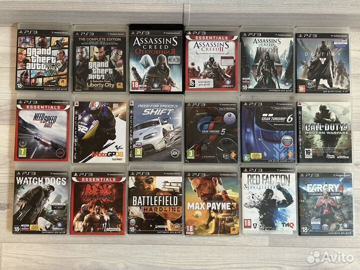 Лецензионные диски PS3/Sony Playstation 3 игры