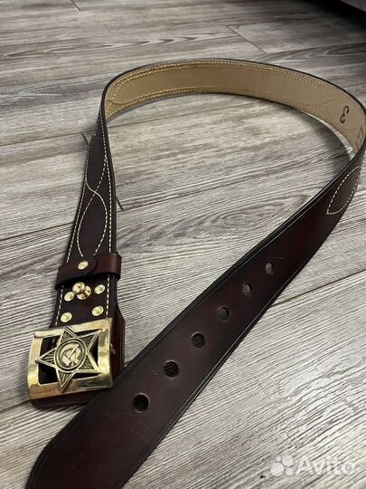 Ремень офиерский С пряжкой ркка (копия)