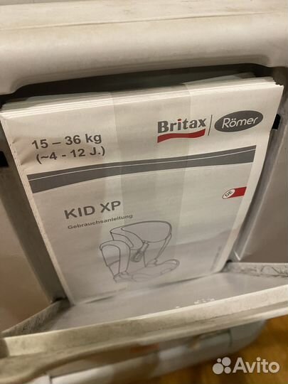 Детское автокресло Romer Britax 15 до 36 кг (4—12л