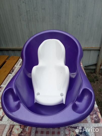 Детская ванночка для купания с горкой