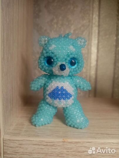 Мишка из бисера