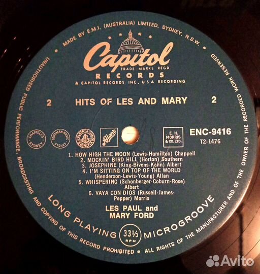 Виниловые пластинки Les Paul & Mary Ford